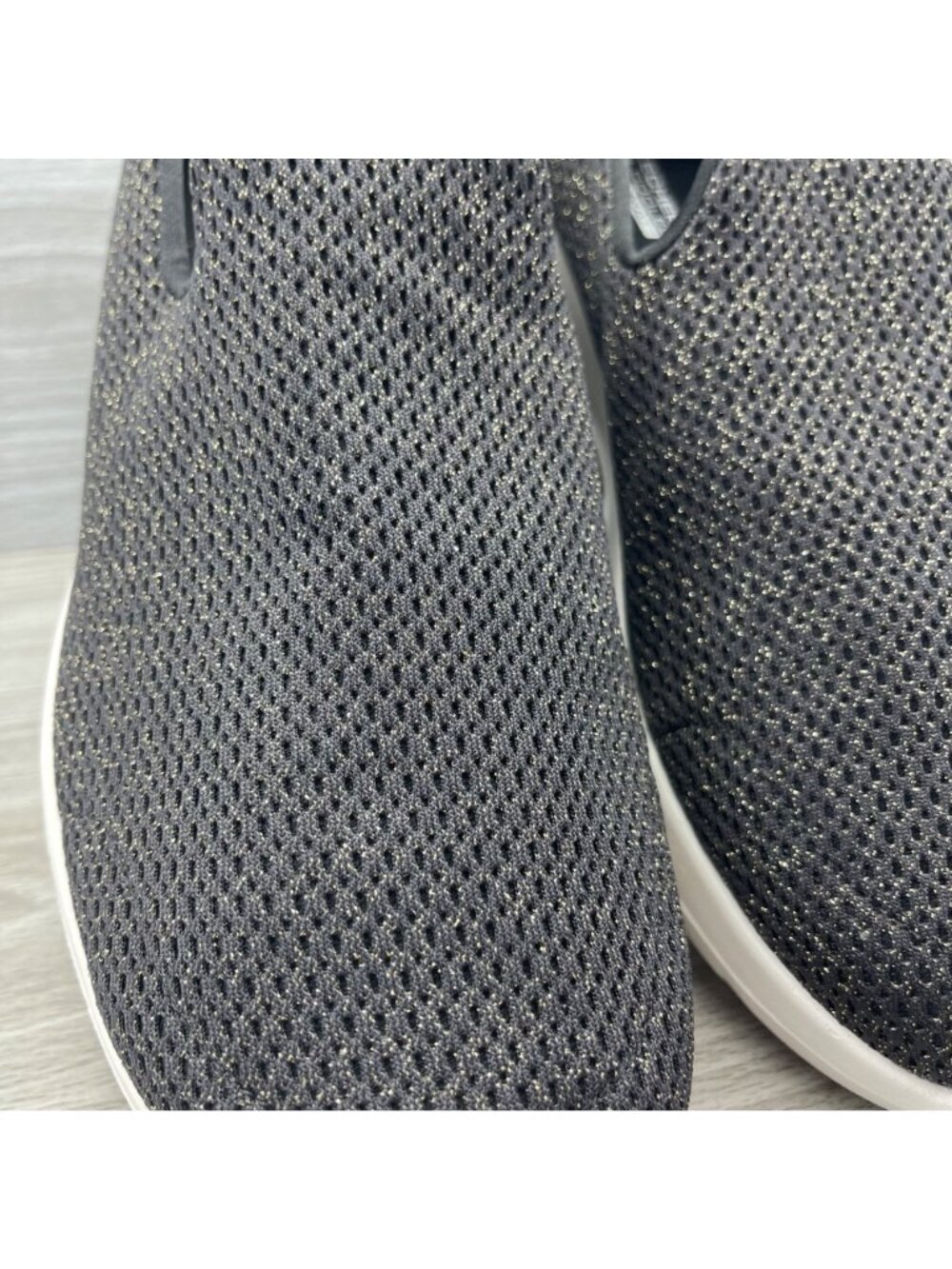 Skechers Go Walk Joy Womens Size 10 Slip-on Sneakers Black Gold Goga Mat 124090 - Picture 12 of 12